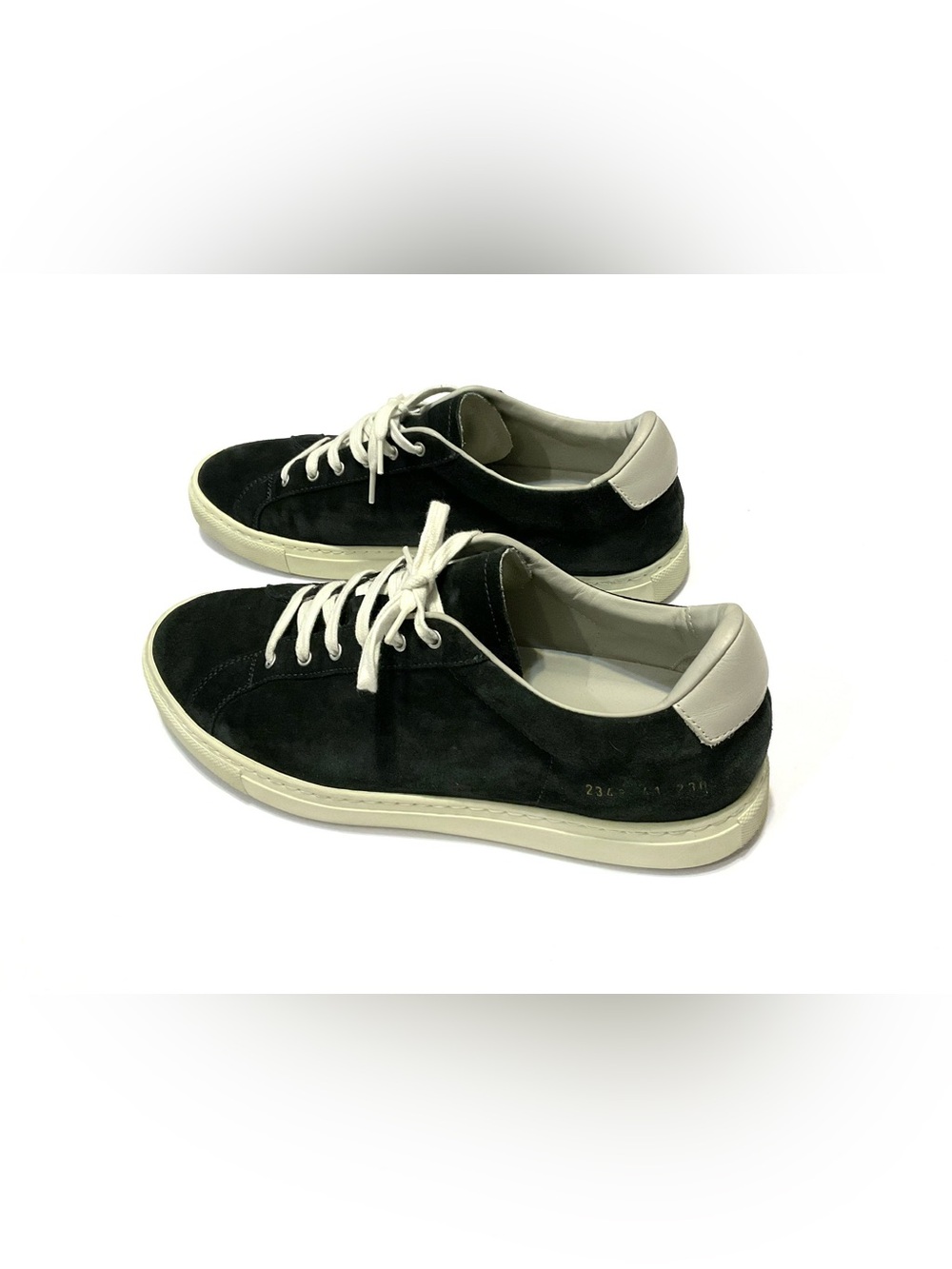 Common Projects Achilles Suede Blue Low Top Sneakers